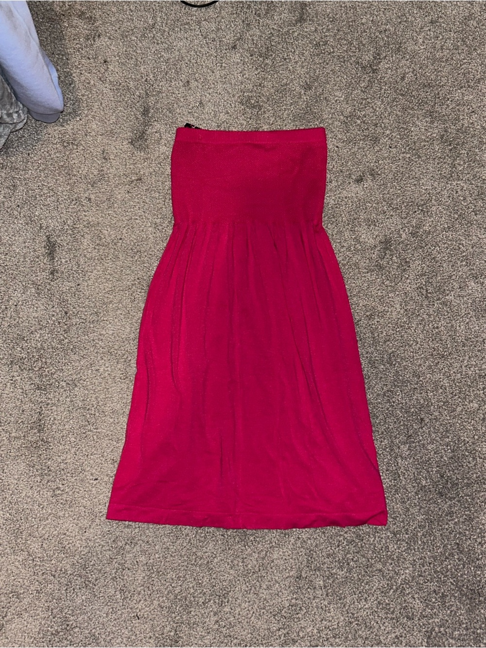 Strapless Hot Pink Tube Dress